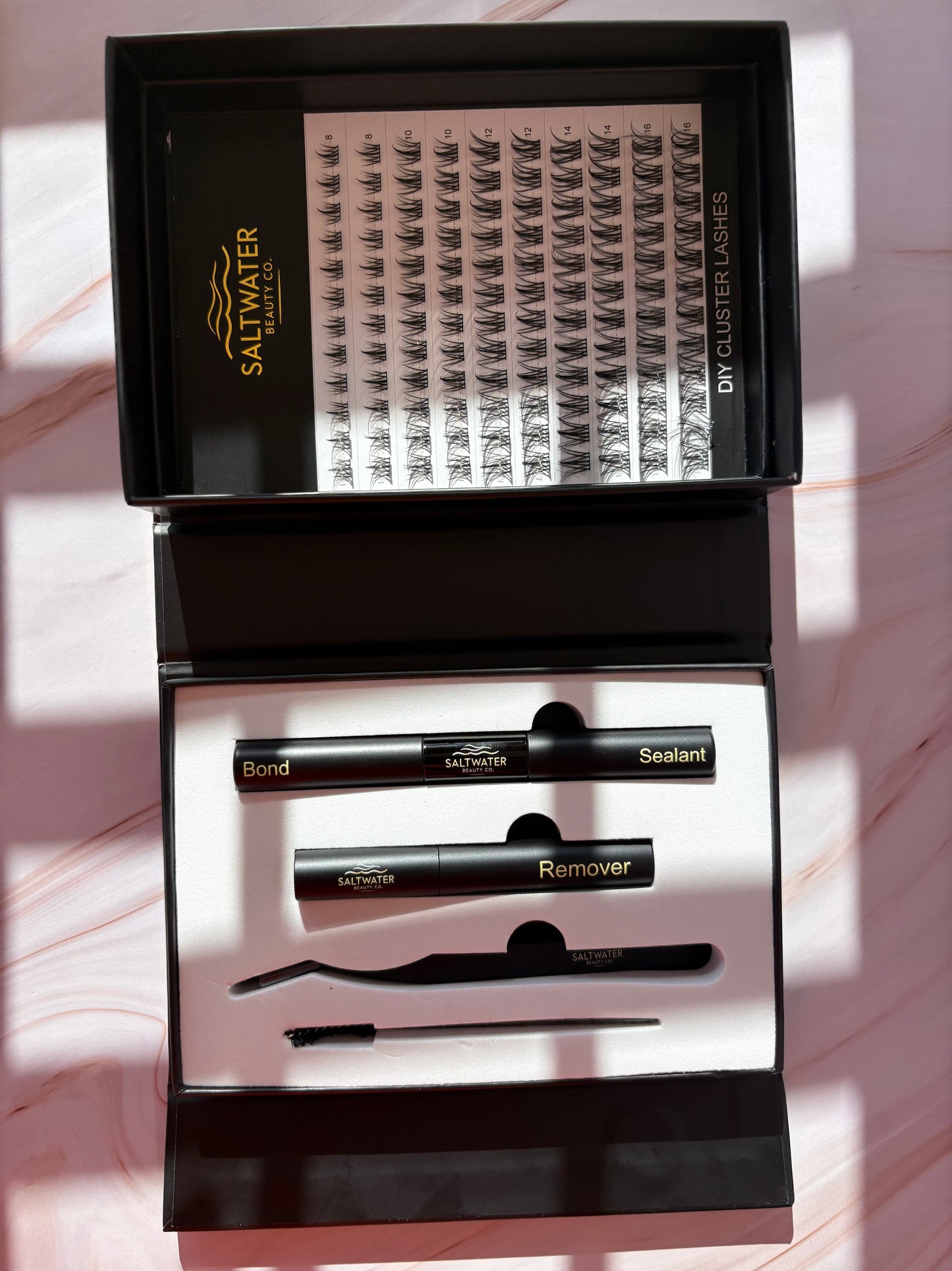 Whisper Wave – Beginner friendly D Curl DIY Lash Cluster Kit | Saltwater Beauty Co.